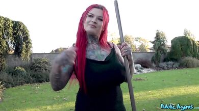 Sabien Demonia Creampied In Doggystyle Outdoors