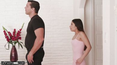 Nervous Cute Wife Gets Her First New Cuckold Cock