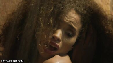 Tiny Fucktoy Ebony Dominated By Big Black Stud