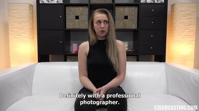 Amateur Gets Oiled Up At Czech Casting