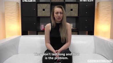 Amateur Gets Oiled Up At Czech Casting