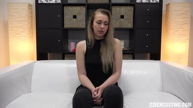 Amateur Gets Oiled Up At Czech Casting