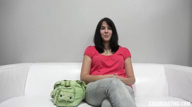 Brunette Amateur Iva At Casting