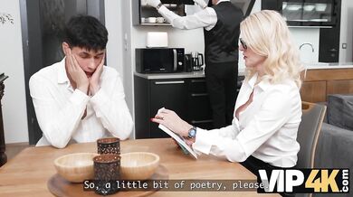 She wanted to teach him poetry, but Instead taught him how to fuck