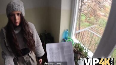 Naughty 18-year-old becomes a cumslut because of her debts