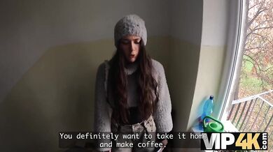 Naughty 18-year-old becomes a cumslut because of her debts