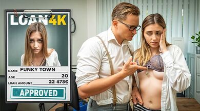 Young student Funky Town takes out a loan for the first time