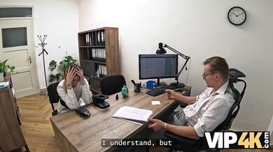 Young student Funky Town takes out a loan for the first time
