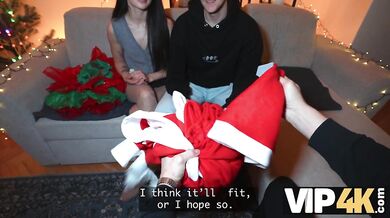 I was a good girl all year so Santa gave me cumshot as a present