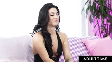Stunning Dark-Haired Megan Mistakes Craves Deep Passionate Sex From Hung Man