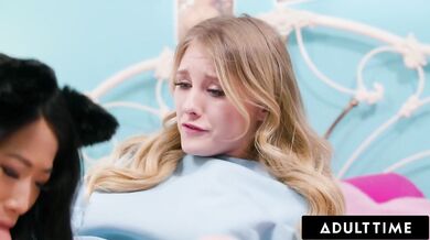 Futanari Hentai Fan Alona Bloom Caught Jerking Off By New College Roommate Melody Marks