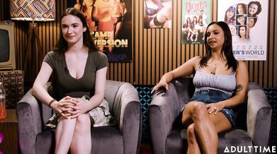 Hailey Rose And Hazel Moore - Short Kings And Coregasms