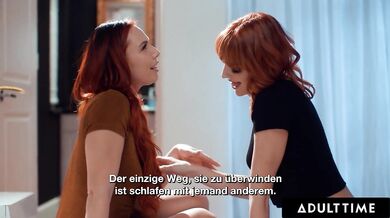 Redhead Aidra Fox Seduces Her Friend Kenna James For Hot Lesbian Fuck!