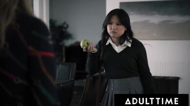 Lulu Chu Posessed By Succubus! She Sucks And Fucks Until Pervy Priest Fucks It Away!
