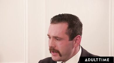 T-Girl Aubrey Kate Celebrates Divorce With Office Anal Creampie From Hung Lawyer!