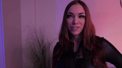 Redhead Octokuro Model As Slutty Black Widow