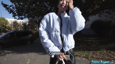 Slim Asian with beautiful big ass and tiny tits has her tight pussy stretched!