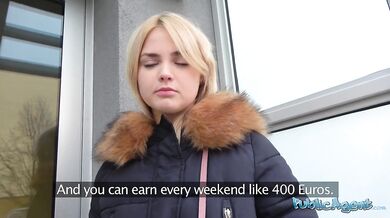 Cute 19yr blonde teen tries her first big cock