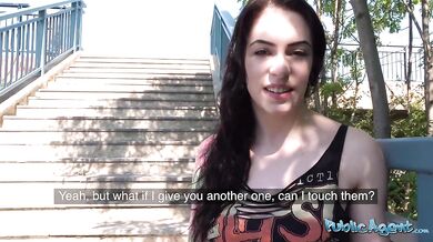 American seduced in Europe and got creampie outdoors