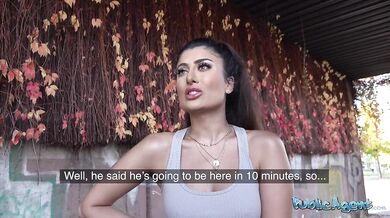 Super hot Indian British babe Marina Maya with perfect ass picked up by Rizz artist