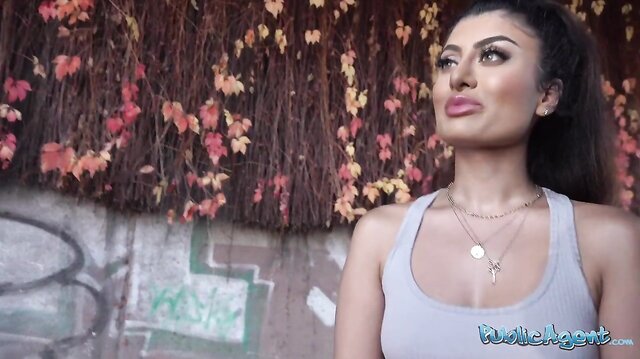 Super hot Indian British babe Marina Maya with perfect ass picked up by Rizz artist