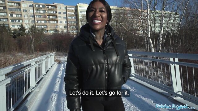 Josy Black shows her big beautiful black ass whilst riding a big fat dick