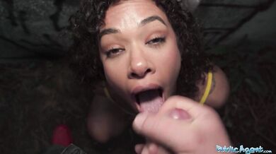 Rock Paper Scissors game turns into hardcore outdoor public fucking