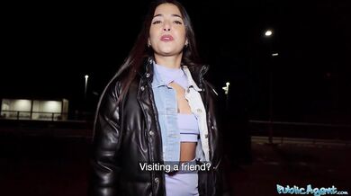 Big ass Nuria Millan cheating in public with big dick