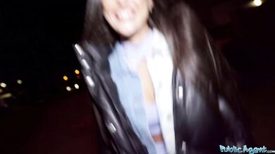 Big ass Nuria Millan cheating in public with big dick