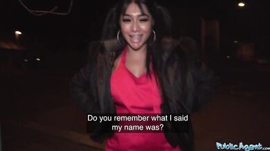 Sexy Asian with fantastic tits and ass seduced by his Rizz