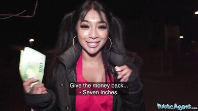 Sexy Asian with fantastic tits and ass seduced by his Rizz
