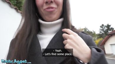 Petite Russian Katty West public pick up POV blowjob hardcore fuck with big dick