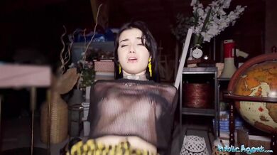 French babe Crystal Cherry outdoor blowjob and more