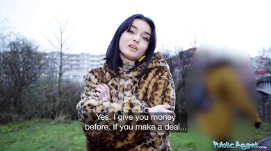 French babe Crystal Cherry outdoor blowjob and more