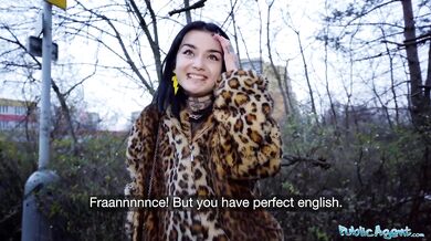 French babe Crystal Cherry outdoor blowjob and more