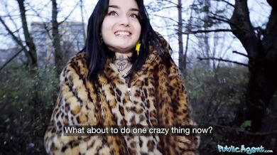 French babe Crystal Cherry outdoor blowjob and more