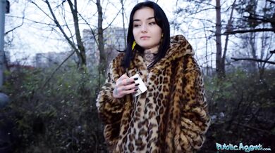 French babe Crystal Cherry outdoor blowjob and more