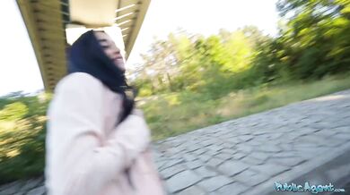 Big dick POV blowjob and outdoor sex with small tits Ara Mix