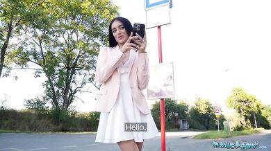Big dick POV blowjob and outdoor sex with small tits Ara Mix