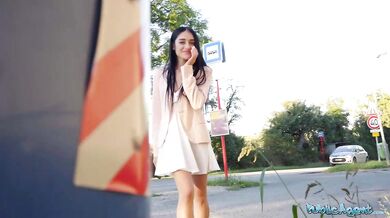 Big dick POV blowjob and outdoor sex with small tits Ara Mix