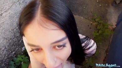 Big dick POV blowjob and outdoor sex with small tits Ara Mix