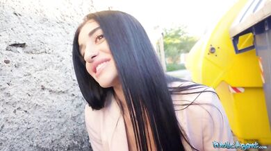 Big dick POV blowjob and outdoor sex with small tits Ara Mix
