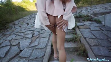 Big dick POV blowjob and outdoor sex with small tits Ara Mix