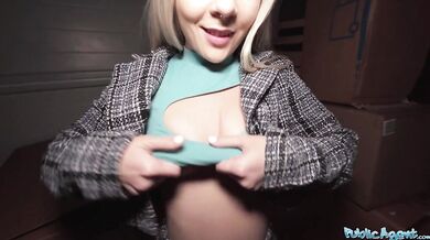 Blue Eyed Blonde British Babe Takes A Big Czech Cock In Her Wet Pussy