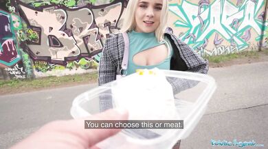 Blue Eyed Blonde British Babe Takes A Big Czech Cock In Her Wet Pussy