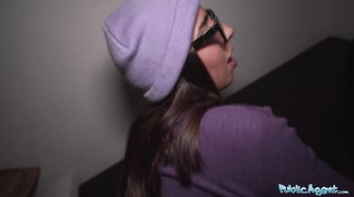 Ale Danger demonstrating how far she can deepthroat a big fat cock