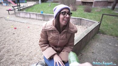 Ale Danger demonstrating how far she can deepthroat a big fat cock