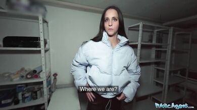 Hard Fast Fucking In A Basement With A Sexy Brunette