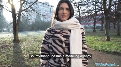 Beautiful Brunette Biology Student Cums Over A Stranger Cock