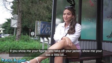 Short young thick sexy latina with amazing ass wraps pussy around a big cock outdoors